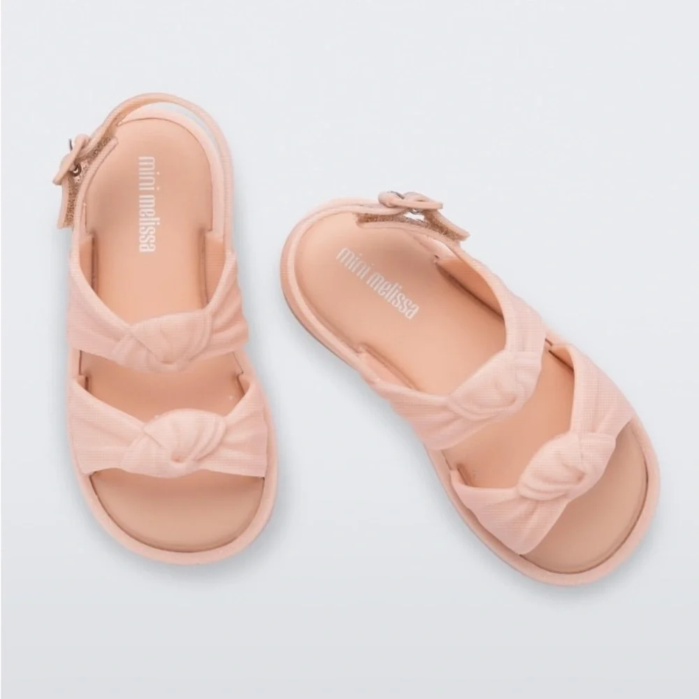 NWT MINI MELISSA Velvet Kids Sandals Size 9T